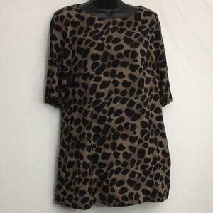 Steffen Schraut Leopard Dress Size 36 GUC